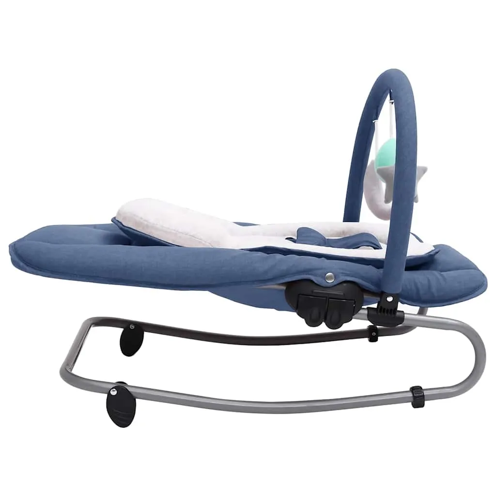 Balansoar pentru bebeluși, bleumarin, oțel - imagine 3