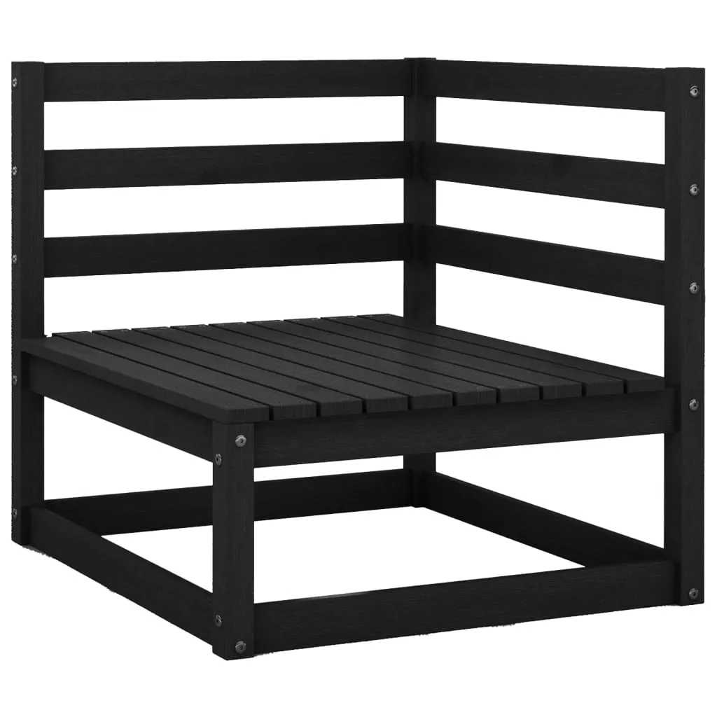 Set mobilier de grădină, 13 piese, lemn masiv de pin - imagine 4