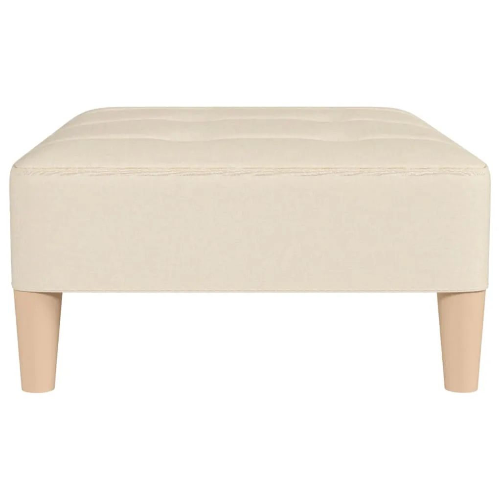 Taburet, crem, 78x56x32 cm, material textil - imagine 4