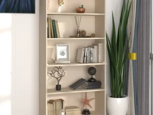 Dulap înalt „HAMAR”, maro miere, lemn masiv de pin