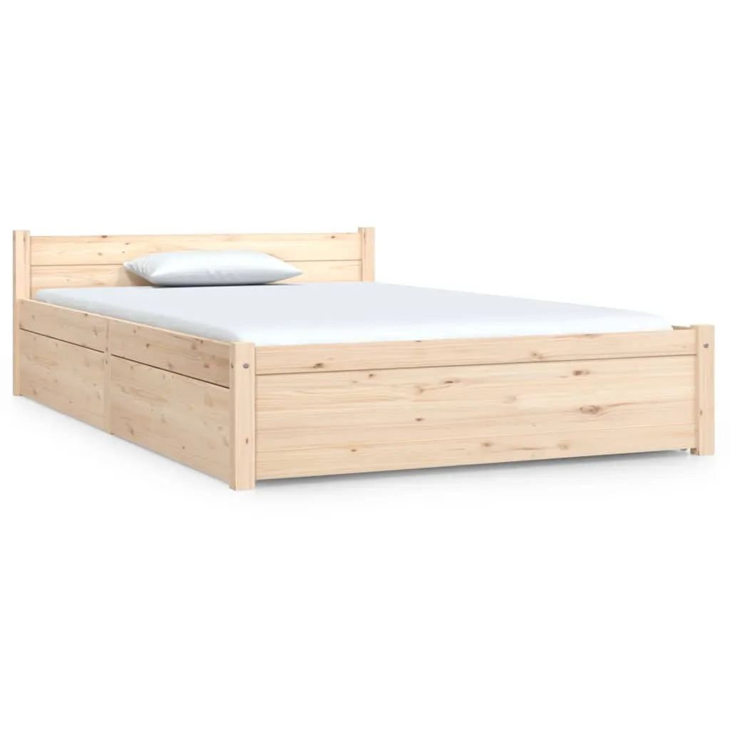 Cadru de pat cu sertare Small Double, 120x190 cm - imagine 2