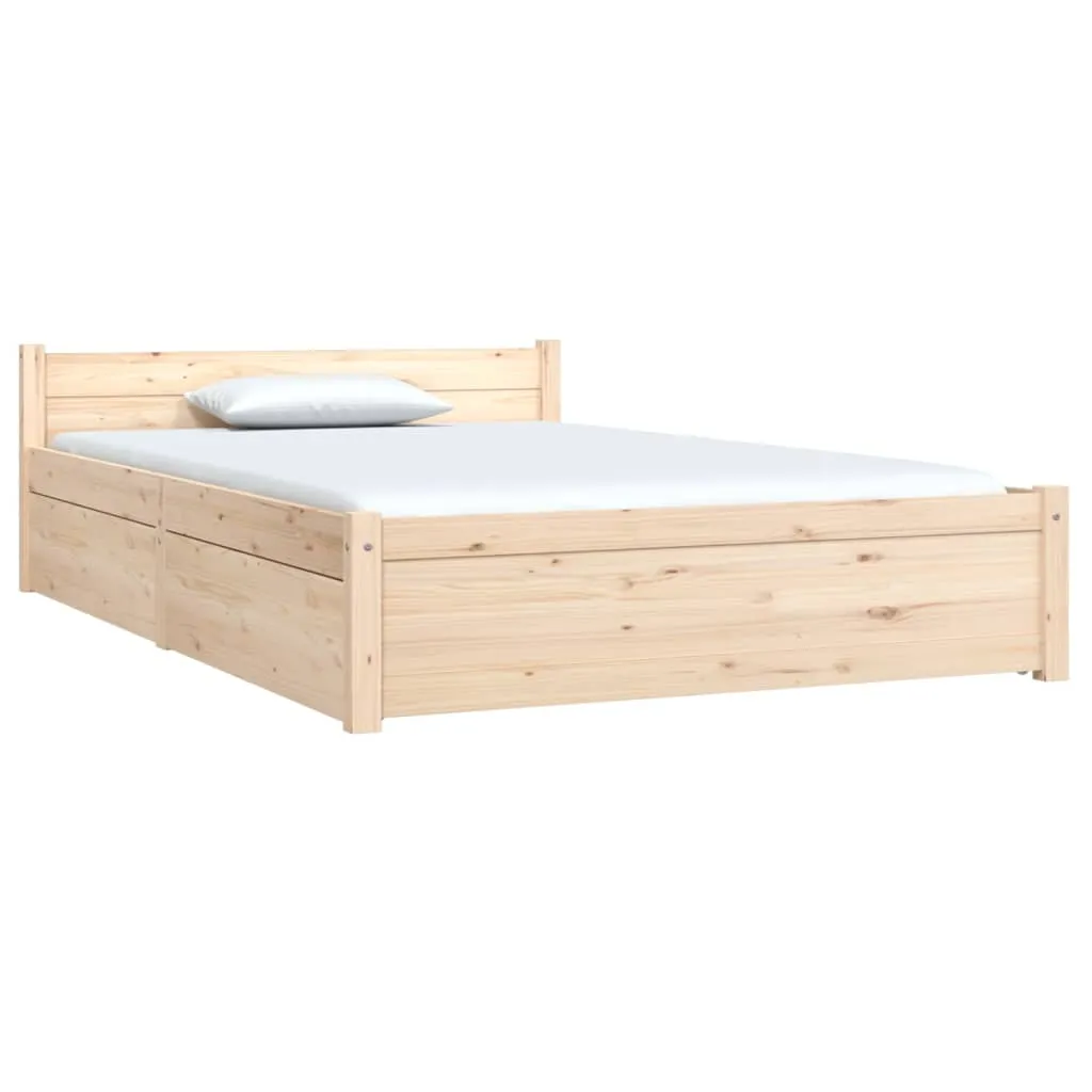 Cadru de pat cu sertare Small Double, 120x190 cm - imagine 3