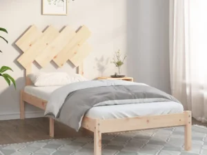 Cadru de pat single, 90x190 cm, lemn masiv