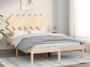 Cadru de pat mic dublu, 120x190 cm, lemn masiv