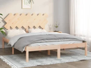 Cadru de pat, 150x200 cm, lemn masiv, King Size