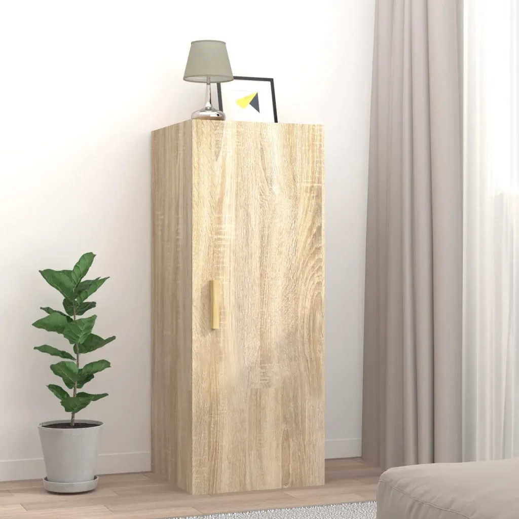 Dulap de perete, stejar sonoma, 34,5x34x90 cm, lemn compozit