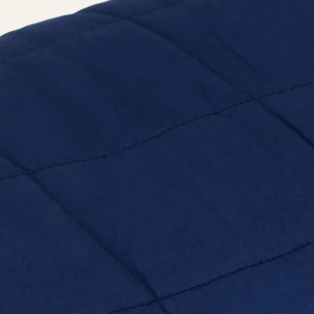 Pătură cu greutăți, albastru, 120x180 cm, 5 kg, material textil - imagine 4