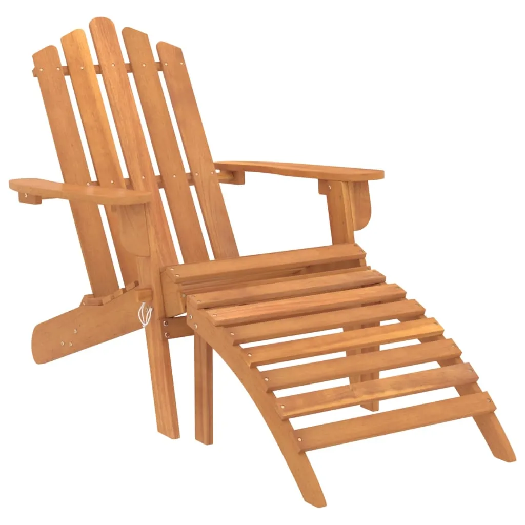 Set mobilier de grădină Adirondack, 3 piese, lemn masiv acacia - imagine 4