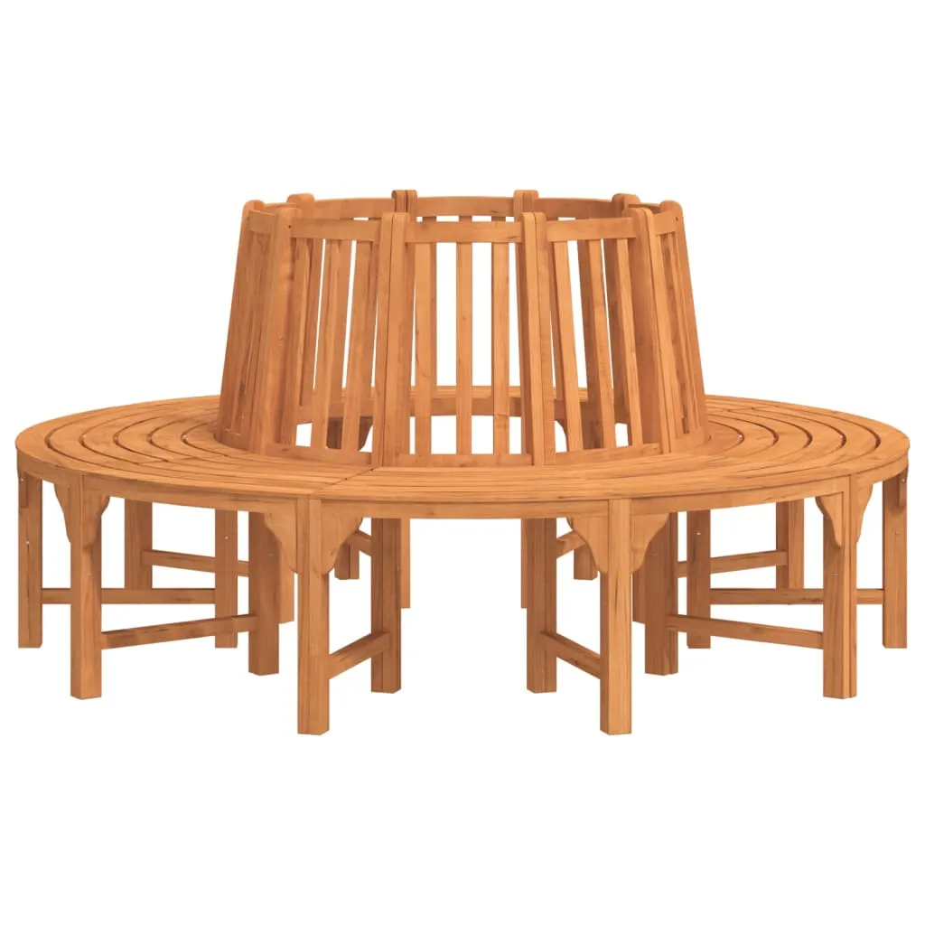 Bancă de copac rotundă, Ø208 cm, lemn masiv de eucalipt - imagine 2