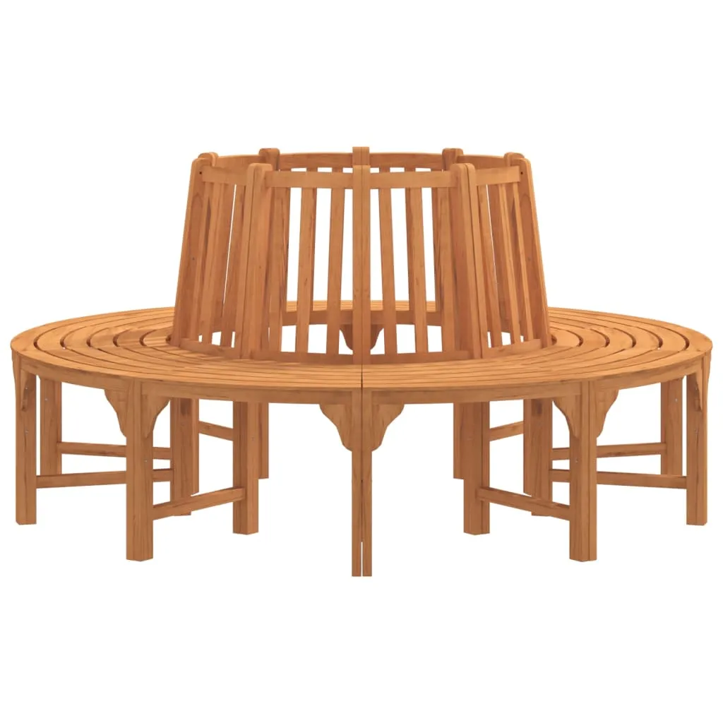 Bancă de copac rotundă, Ø208 cm, lemn masiv de eucalipt - imagine 4