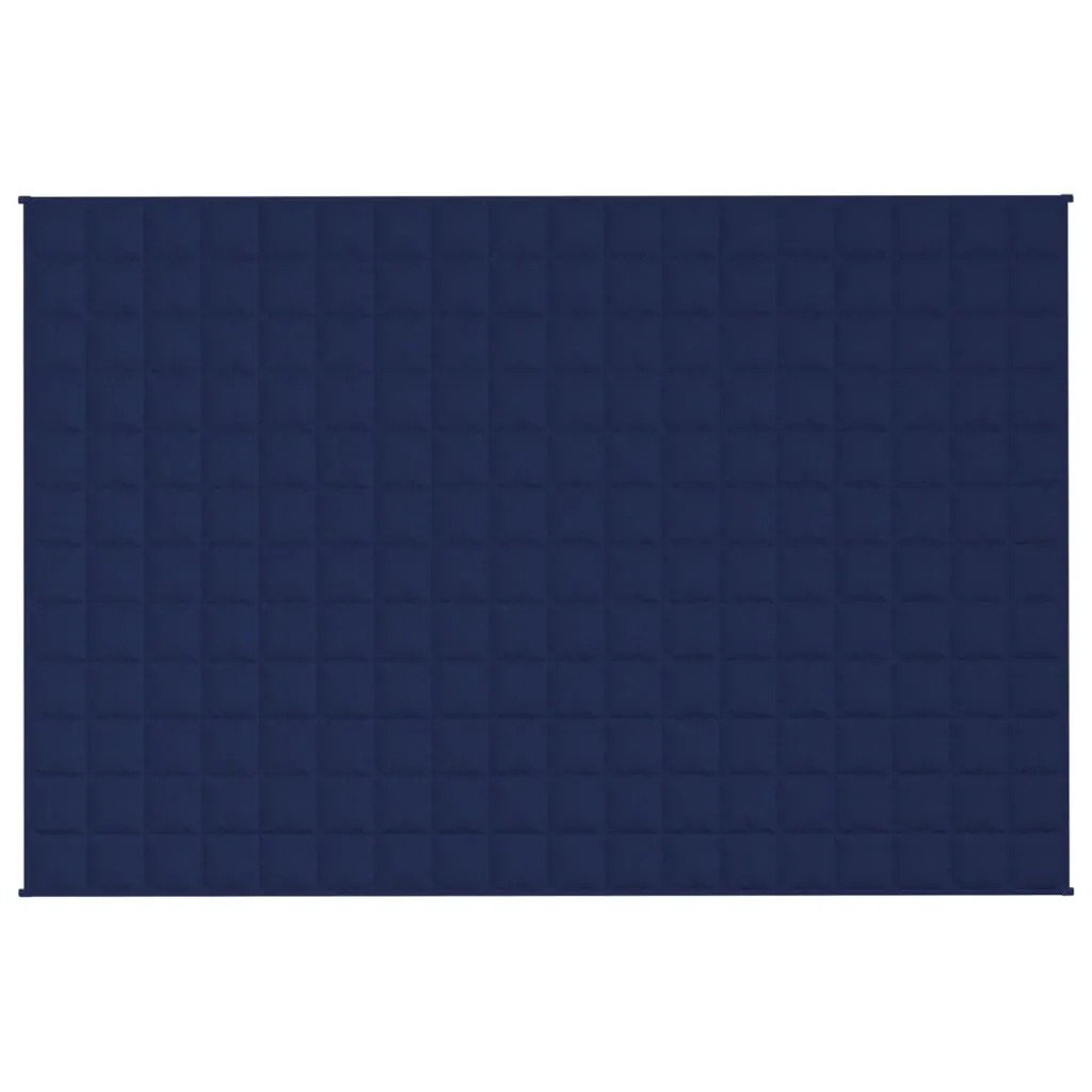 Pătură anti-stres, albastru, 122x183 cm, 9 kg, material textil - imagine 3
