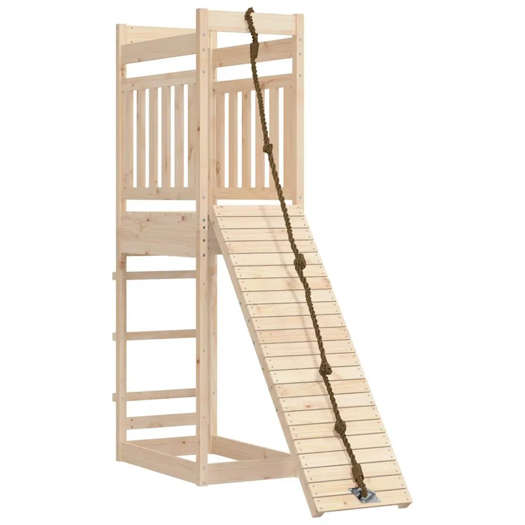 Set de joacă pentru exterior, lemn masiv de pin - imagine 2